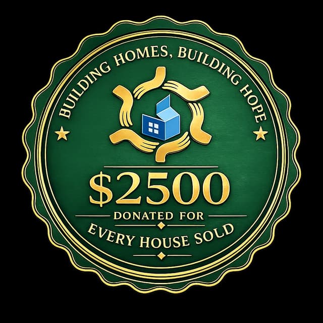 $2,500 donated per home sold